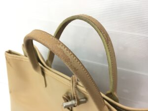 【かばん修理】Longchamp　ロンシャン　バッグひび割れ修理