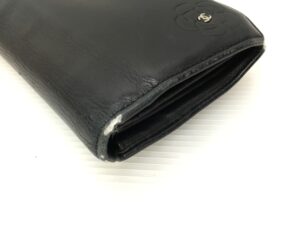 【財布修理】CHANEL シャネル財布　フチ破れ修理