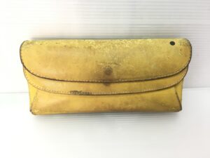 【財布修理】革財布　全体擦れ、小傷、黒ずみ補修染め直し修理