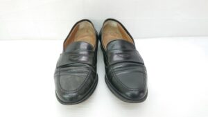 【靴修理】革靴　ビジネスシューズ　全体擦れ、小傷、色褪せ補修、染め直し修理