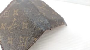 【小物修理】Louis Vuitton ヴィトン　カードケース　ほつれ、色剝げ補修