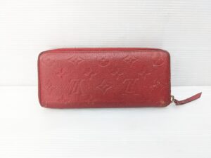 【財布修理】Louis Vuitton ヴィトン財布 擦れ傷補修、染め直し修理