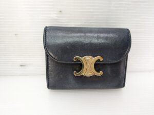 CELINE ≀ セリーヌ財布 変色、染み補修、染め直し修理