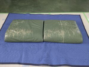 ソファー座面破れ、張り替え修理