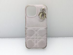 ディオール｜スマホケース、黒ずみ、擦れ傷、色剥げ補修、染め直し修理