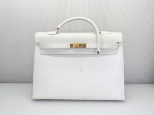 HERMESケリー｜持ち手交換、擦れ傷・色剥げ補修、染め直し